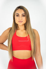 Load image into Gallery viewer, ALL RED PURE SPORTS BRA - AdamantiumWear
